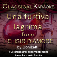 Una furtive lagrima by Donizetti, Full Orchestral Accompaniment